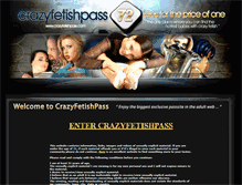 Tablet Screenshot of crazyfetishpass.com